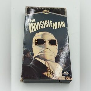 Invisible Man VHS 1993 MCA Universal Monsters Tested